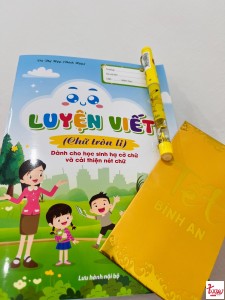 Vở luyện viết tròn ly cho tiểu học – Giúp học sinh rèn chữ đẹp, viết đúng chuẩn